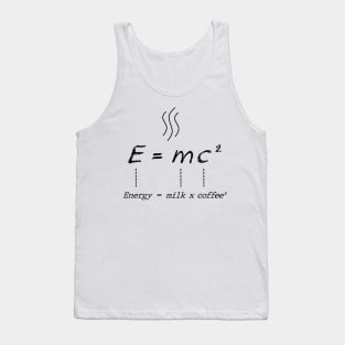 Energy = milk x coffee ² Tank Top